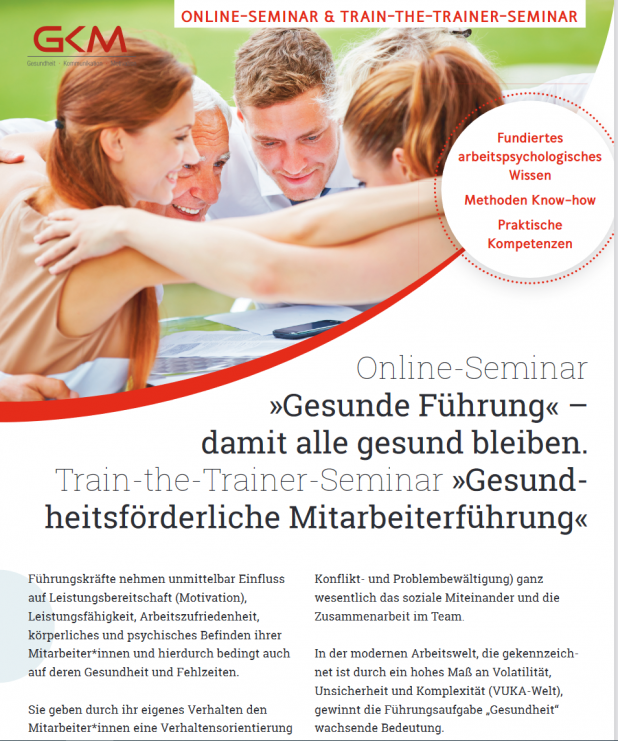 Train-the-Trainer-Seminare "Stressmanagement"